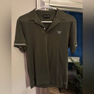 Emporio Armani Olive Polo Shirt